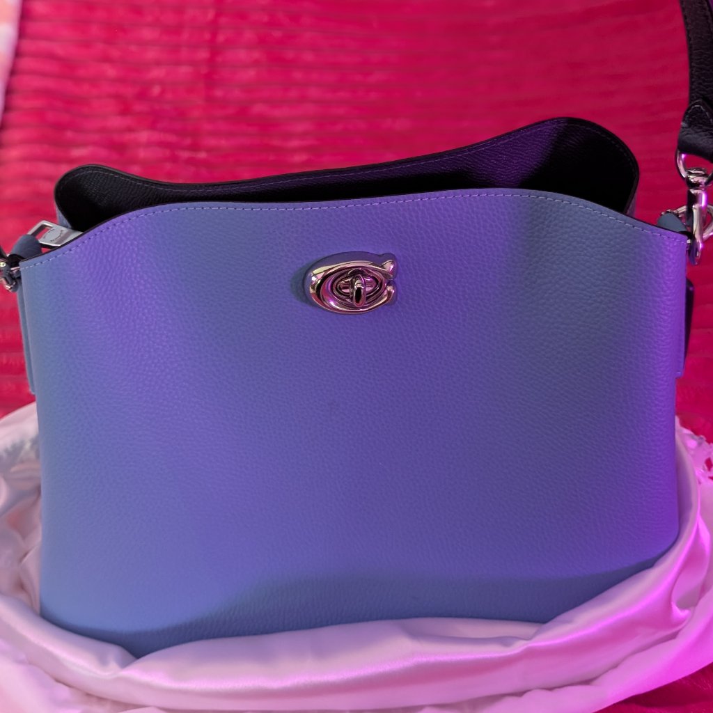 Coach Willow Shoulder Bag Cornflower Blue (Style C2381)
